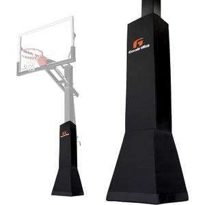 Goalrilla Deluxe Weatherproof Basketball Pole Pad for Ultimate Protection and Player Safety, Black