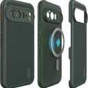 TUDIA MergeGrip [Compatible with Magsafe & Pixelsnap] for Google Pixel 10 Pro XL Case 2025, [Military Grade] Dual-Layer Shockproof Slim Non-Slip Heavy Duty Protective Phone Cases  Pine Green