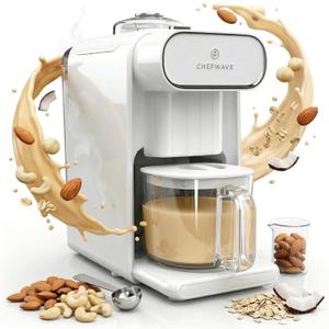 ChefWave Milkmade (White) Plant-Based Milk Maker with 6 Presets