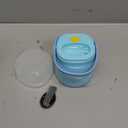 2-in-1 Insulated Food Jar with a Snack Container - 15oz Kids Soup Thermos for Hot Food with Handle and Spoon, Leak Proof Bento Lunch Box Kids, Perfect for School & Travel, Tiffany Blue