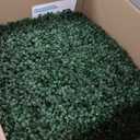Sunnyglade 12 Pieces 20"x 20" Artificial Boxwood Panels Topiary Hedge Plant, Privacy Hedge Screen Sun Protected Suitable for Outdoor, Indoor, Garden, Fence, Backyard and Decor (12PCS)