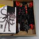 Already Assembled T13 Action Figure Accessories,T13 Multi-Jointed Movable,for Collectors Desktop Decorations t-13 Movability 3D Printed Toys (Black Red, 7.2inch)