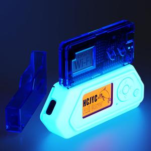 4 in 1 Protective Case for Flipper Zero Device and Wi-Fi Dev Board V1 ESP32-S2, Cover Set Accessories for Flipper Zero WiFi Dev Board - Blue and Clear Set