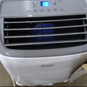 BLACK+DECKER Portable Air Conditioner, 8,000 BTU (3,950 BTU SACC) for Rooms up to 400 Sq. Ft., Portable AC with Follow Me Remote Control and Window Kit, BPACT08WT, White