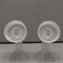 Nenesupply 21mm 2 pc Flanges Compatible with Spectra S2 S1 9 Plus Synergy Gold Breastpump Replacement to Spectra Pump Parts Flange Accessories Wide Mouth Work with Valve Backflow Protector Bottle