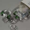 Junkin Funeral Favors for Guest Memorial Gifts Including Remember Keychain Prayer Cards Organza Bags for Memorial Celebration of Life(Dark Green,24 Sets)