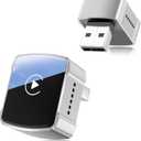 Wireless CarPlay Adapter for Apple iPhone-Compatible with iOS 10+ and 2015+ Cars, Mini Dongle Converts Wired to Wireless with Low Latency, Plug-and-Play with Auto-Reconnect 2025 Upgraded (Gray)