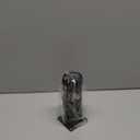 OwnMy 8PCS 6 Inch Stainless Steel Furniture Legs Feets Adjustable Metal Cabinet Desk Sofa Legs, Black Round Metal Furniture Risers Heavy Duty Coffee Table Replacement Legs for TV Stands/Dressers