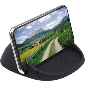 Car Phone Holder, Anti-Slip Silicone Dashboard Car Pad Compatible with iPhone, Samsung, Android Smart Phones, GPS, KGs3 and More