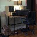 10 Pack 1 Inches x 8 Inches Black Malleable Steel Nipples Fitting, DIY Steampunk Industrial Vintage Style