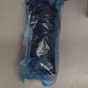 Abdtech Inflatable Toddler Airplane Bed: Safe & Soft - Portable Kids Travel Bed with Airplane Seat Extender for Kids - Blow up Mattress with Manual Pump,Seat Belt and Travel Bag (37Inch, Grey) (Large)