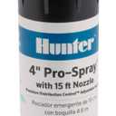 Hunter Pro 4" Pop Up Sprinkler Head, Adjustable 0360 Spray Pattern, 8'15' Coverage, In-Ground Lawn Irrigation System, Sprinkler Head for Yard and Garden