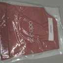 ODODOS Women's Crop Seamless Rib-Knit Camisole Strappy Racerback Crop Tank Tops, Barn Red, X-Large/XX-Large (Pink)