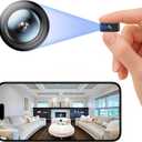 Mini Indoor Wireless WiFi Camera Small Home Security Cameras Tiny Body Small Outdoor Camara Nanny Cam Pet Dog House Security Camaras micro Door Room Cam Clear Night Vision and Motion Detection Monitor