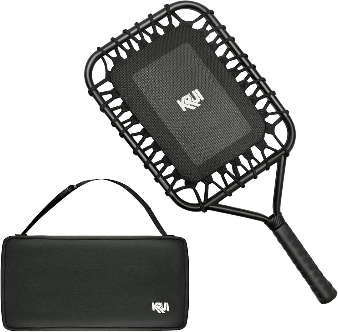 KRUI Baseball Racket for Fly Balls, Grounders and Line Drives, Fungo Racket Baseball with High Elasticity Mesh for Coaches and Parents to Train Player Easily, Standard Adult Size