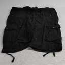 BEST SOUTH Men's Long Cargo Shorts Casual Below Knee 13 Inches Capri Shorts Relaxed Fit with Pockets (40, Black)
