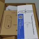 Veise VE017G-H Wi-Fi Smart Fingerprint Front Door Lock Set, Remote App Control, Keyless Entry Deadbolt with Handle, Backlit Keypad, IP55 Weatherproof, Auto Lock, Easy to Install, Satin Nickel