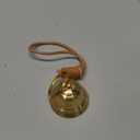 Small Brass Hanging Bell for Door Knob Decoration Vintage Small Hanging Bell for Door Knob Gold Brass Bells for Home Garden Decor Shopkeepers Bells on Rope Garden Decoration
