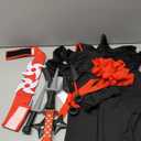 Kids Ninja Costume with 7 Safe Plastic Weapons, Boys Halloween Cosplay Outfit M