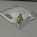 Brass Inverted Flare Fitting, Brake Line Adapter, Male Connector, 3/16" Tube OD x 1/8" NPT Male, 5pcs