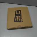 HNL Portable Monitor Stand, iPad & Tablet Holder, clamp Retention, Foldable, mountable Small Desk, Supports 7.75 inch to 10.75 inch Screen Width, Travel with Laptop, Black