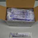 2.5ml/cc 25 Gauge 1 inch Syringes for Scientific Labs, Industrial Adhesives, Refilling Inks, Individually Package,100 Pack