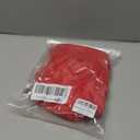 Sexy Lingerie for Women Lace Babydoll with Heart Print V Neck Nighty Mesh Sleepwear Front Slit Nightdress (Large, Red)