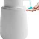 Soap Dispenser Ceramic with Easy-to-Press Pump Hand Lotion Liquid Dispenser for Shampoo Bathroom Kitchen 12 oz White