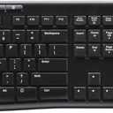 Logitech MK270 Wireless Keyboard and Mouse Combo for Windows, 2.4 GHz Wireless, Compact Mouse, 8 Multimedia and Shortcut Keys, 2-Year Battery Life, for PC, Laptop - Black