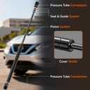 Front Hood Struts, Hood Shocks Lift Supports Replacement for 2015-2022 Nissan Murano S SL SV, OEM#7094, 654705AA0A, Pack of 2