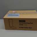 Zakkart 2-Pack Cat Scratching Board, 25.6'' Tall Cardboard L Shape Vertical Cat Scratchers for Indoor Cats, Cat Scratching Post for Wall and Couch, Large