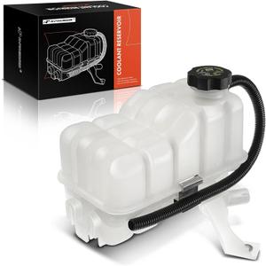 A-Premium Coolant Overflow Recovery Reservoir Tank [W/Sensor & Cap] Compatible with Chevrolet Silverado 1500 2500 3500, Suburban, Tahoe & GMC Sierra, Yukon & Cadillac Escalade, Replace# 15203949
