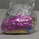 Geyoga 36 Pcs Foil Tinsel Wigs Fancy Dress Metallic Shiny Wig 80s Photo Booth Props Disco Women Cosplay Supplies (Colorful)