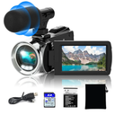 Video Camera Camcorder HD 4K 48MP Video Recorder Camera Vlogging Camera for YouTube Camcorders Video Camera for Kids with 3.0" LCD Screen,18X Digital Zoom and 32G SD Card
