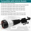 Front Right Air Suspension Shock Absorber Strut 2213201838 for Mercedes-Benz S550 S450 S350 CL550 2007-2013 4MATIC AWD OE 2213200538
