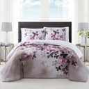 Vince Camuto Lissara Multi Cotton 2-Piece Twin XL Comforter Set, Glam Themed, for Men and Women, Oeko-TEX Certified Confidence