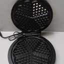Mueller Heart 5 Waffle Maker, Waffle Iron, Adjustable Browning Control & Nonstick, Cool Touch Handle, Easy to Clean, Small Kitchen Appliances