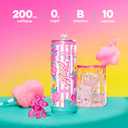 Alani Nu COTTON CANDY, Sugar Free, Low Calorie Energy Drinks, 200mg Caffeine, Biotin, B Vitamins, Zero Sugar, 10 Calories, 12 Fl Oz Cans, 12 Pack
