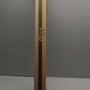 Tension Curtain Rod by EZFurni,42-123 Inches,Heavy Duty Tension Rods for Windows,No Drilling Adjustable Curtain Rod for Patio,Hold Up Blackout Curtains and Non Slip,Black