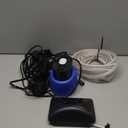 Pool Cover Pump above Ground - Submersible Water Sump Pump Swimming Water Removal Pumps, with Drainage Hose & 25 Feet Extra Long Power Cord, 850 GPH inGround, 3 Adapters (Blue)