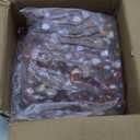 Fire Glass Diamond 1 Inch Fire Pit Glass Rocks for Propane or Gas Fire Pit (Gift Package) (20 Pounds, Pink Champagne)