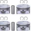 ApplianPar 4Pcs Engine Piston and Pin and Snap Ring Kit for Hyundai Santa Fe Sonata Tucson 2.4L 2013-2019, for Kia Optima Sorento Sportage 2.4L 2013-2019