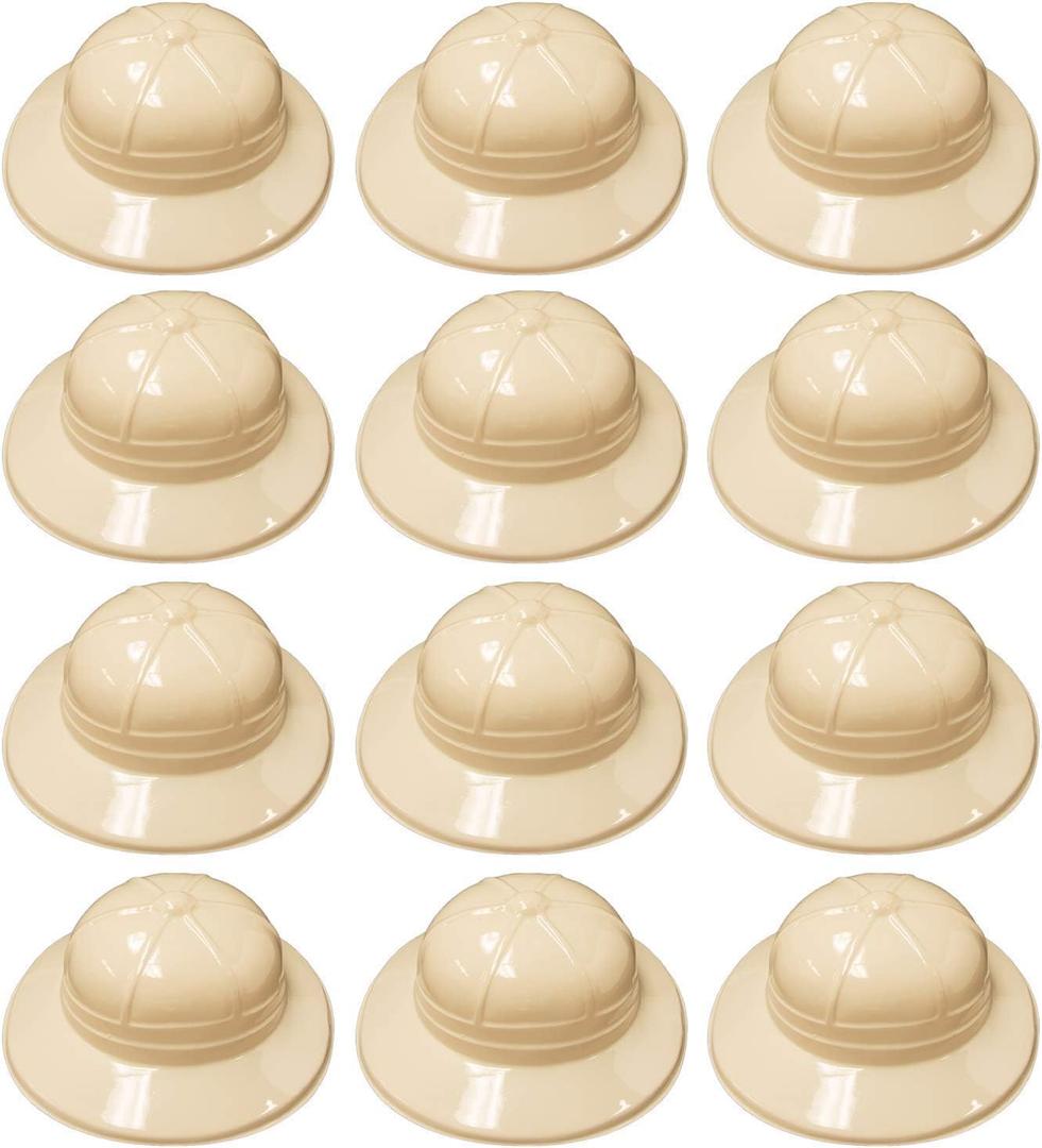 Super Z Outlet Safari Party Hats Plastic Jungle Theme Animals Explorer Pith Halloween Costume Toy for Kids