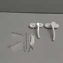 National Hardware N262-196 V1320 Lever Latch in White,1-3/4"