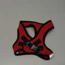 Best Pet Supplies Voyager Step-in Air Harness - All Weather Mesh, Reflective, No Pull Harness for Dogs, Cats - Secure with Hook & Loop Fastener, Buckle, Double D-Rings - Red/Black Trim, L (L (Chest: 18 - 20.5"))