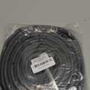 20 FT Garage Door Bottom Seal Rubber 0.19" P Bulb Bottom Garage Weather Stripping for Single Channel, Flexible Weatherproof Replacement Strip Seal Fits 20FT Wide, Black