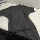 ZESICA Women's 2025 Summer Fall Mock Neck Bodycon Knit Mini Dress Casual Short Batwing Sleeve Slim Fit Ribbed Sweater Dresses,Black,M