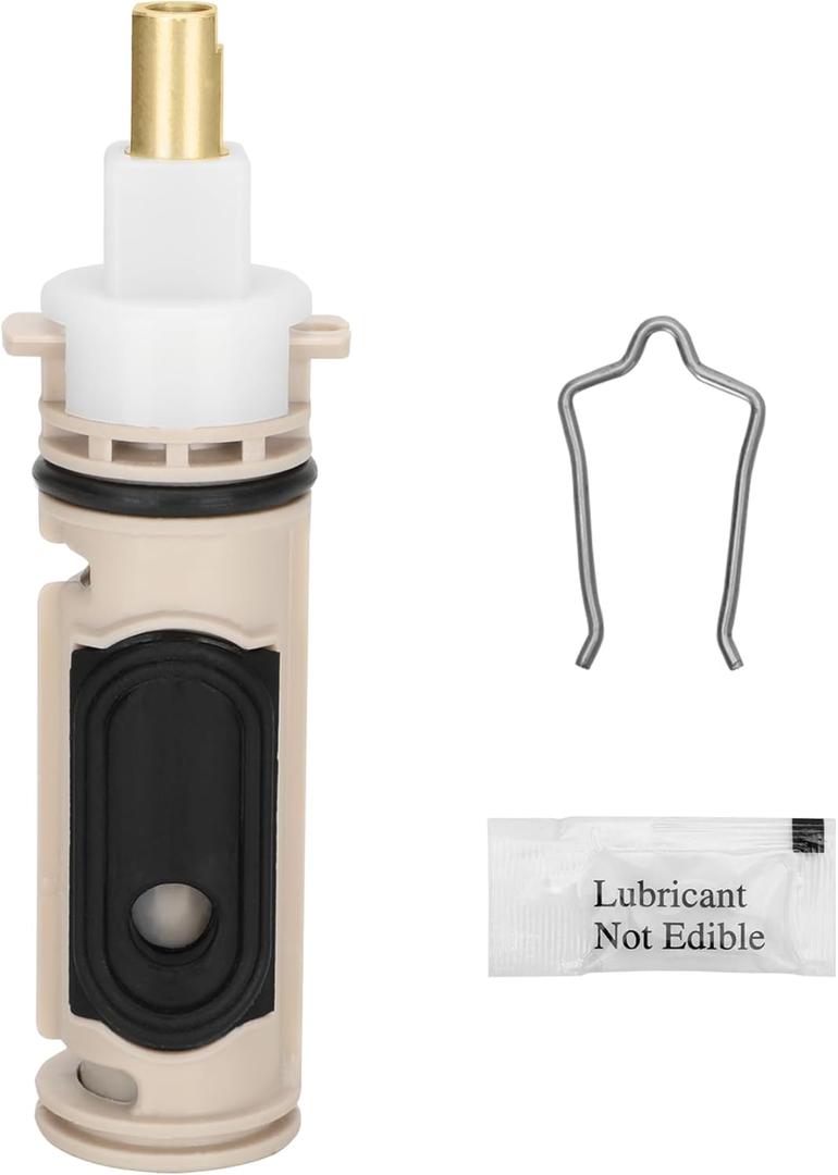 1222 Replacement Cartridge Kit for Moen One-Handle Posi Temp Faucets,Replacement Compatible with Moen Tub ShowerDurable Brass & Plastic(Retainer Clip Included,Installation Instructions)
