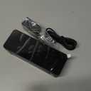 Netzu 3-in-1 Digital Clocks for Living Room with Temperature, Date & Time Display - 4 Levels Birghtness, 3 Volumes, Small & Compact Plug-in Alarm Clock for Bedroom, Office (Black)