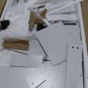 DWVO Makeup Vanity with LED Mirror and Charging Ports, 10-Drawer Vanity Set with Glass Top, Hair Dryer Holder, 3 Adjustable Light Colors, and Hidden Storage Stool